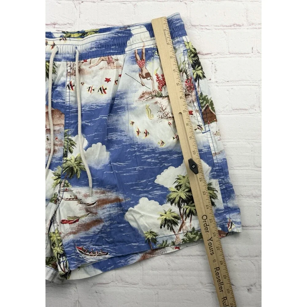 VTG 90s Ralph Lauren Swim Trunks Shorts XLPolo Sport Spear Fishing Diving Island